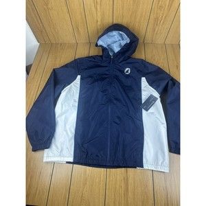 Holland America Line Windbreaker Full Zip White Jacket XXL 2X HAL